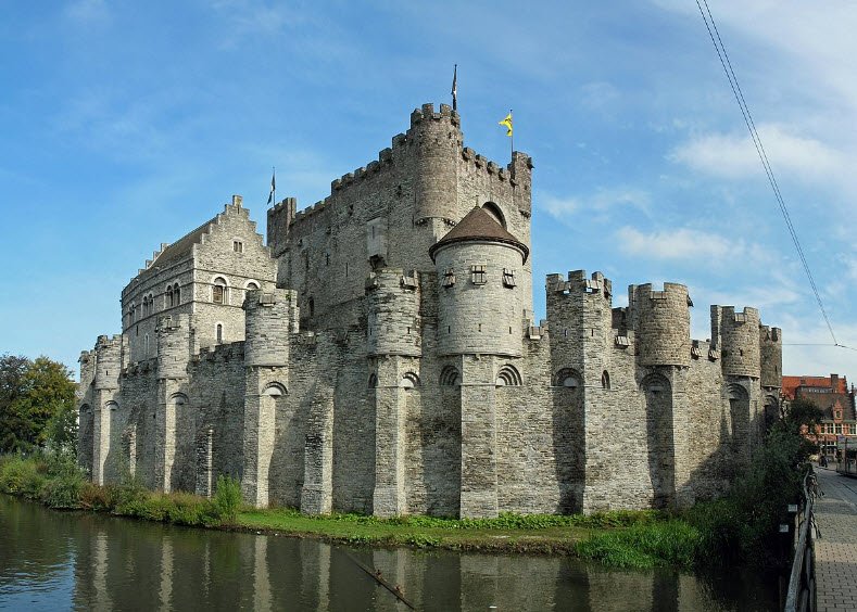 Gravensteen (Castle of the Counts), Ghent, East Flanders, Belgium